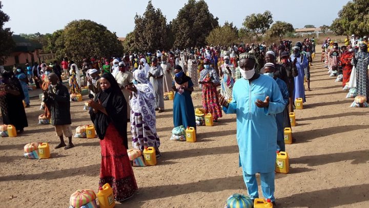 Boké-Ramadan: La Fondation AMA offre des vivres à la  population  de la Commune Urbaine