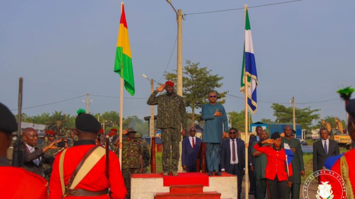 GUINÉE/COOPÉRATION : LE COLONEL MAMADI DOUMBOUYA À FREETOWN