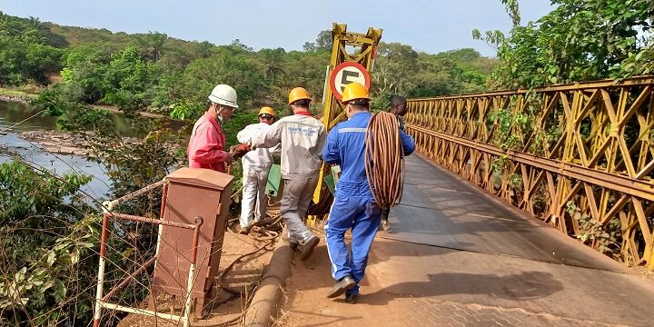 Boké: Le Consortium SMB-WINING lance les travaux de  rénovation du pont métallique de Correrah