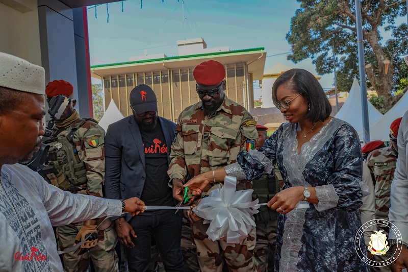 CONAKRY: LE PRÉSIDENT DE LA TRANSITION  INAUGURE LE NOUVEAU SIÈGE DU MINISTÈRE DU PLAN ET DE LA COOPÉRATION INTERNATIONALE