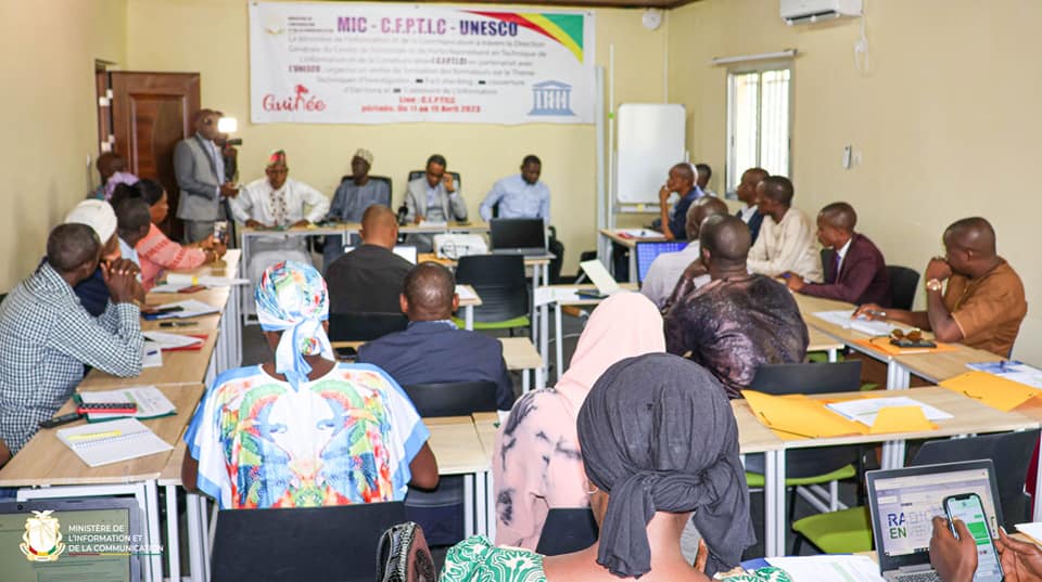 GUINÉE/MÉDIAS : 30 JOURNALISTES EN FORMATION DES FORMATEURS SUR LES TECHNIQUES D’INVESTIGATION, LE FACT-CHEKING, LA COUVERTURE DES ÉLECTIONS ET LE TRAITEMENT DE L’INFORMATION