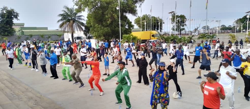 Conakry :   Une journée sportive pour les membres du CNT