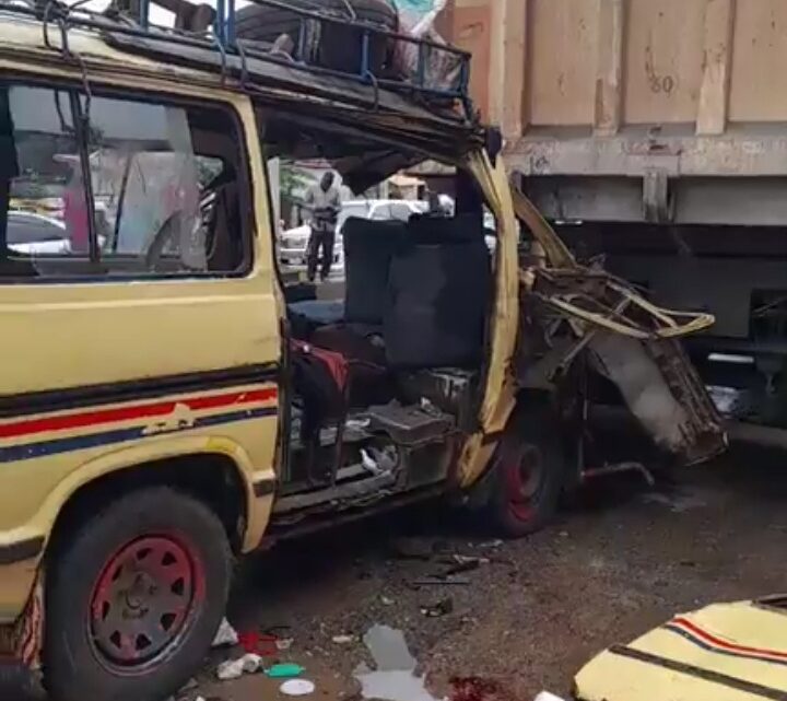 Matoto-Urgent : Un mort sur place et plusieurs blessés graves dans un accident de la circulation à Sangoyah