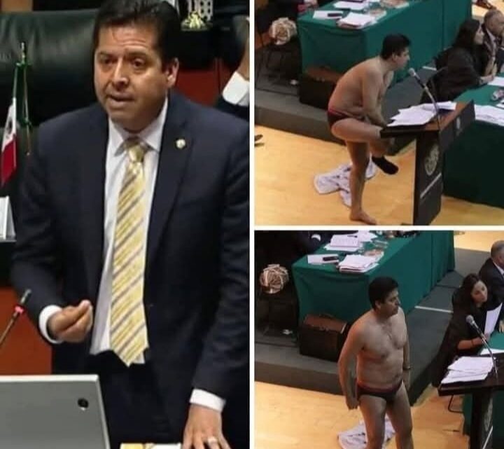 Mexique : Un député choque le Parlement en prononçant un discours en sous-vêtements pour dénoncer la corruption