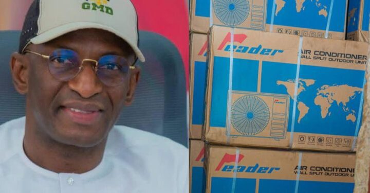 Matam: Le maire  Badra Koné fait don de  20 climatiseurs à la Grande Mosquée du quartier